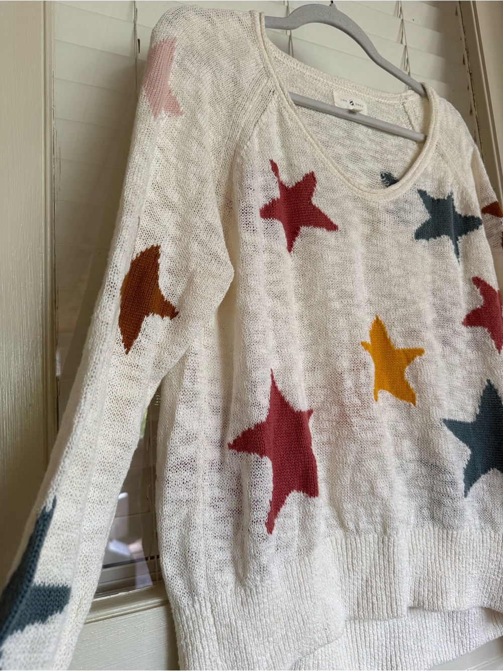 Lou & Grey Star Sweater Small